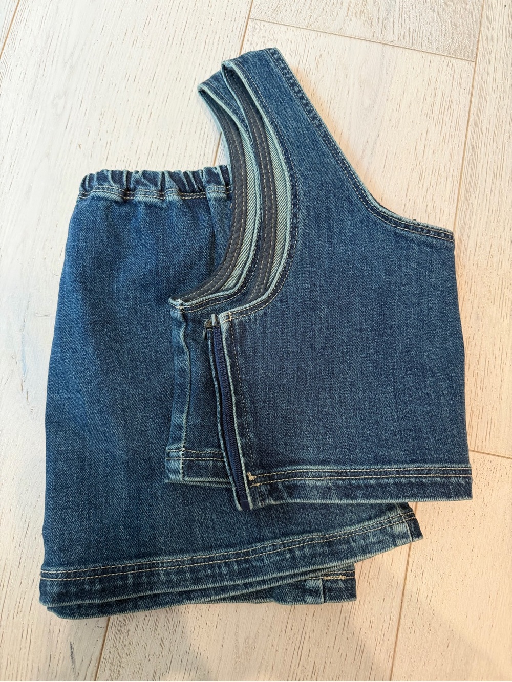 Miu Miu Dark Blue Denim Crop Tank and Mini Skirt Set - Picture 4 of 4